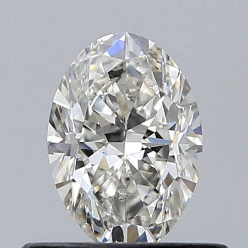 0.5 carat H-SI1 Natūralus Oval Deimantas (1)