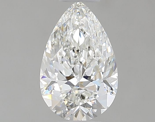 0.5 carat G-VVS2 Natūralus Pear Deimantas (1)