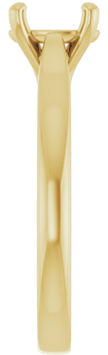 Sužadėtuvių Žiedas 14k yellow gold Oval 7.5mm x 5.5mm (4)