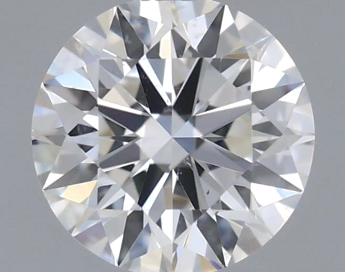0.37 carat F-SI1 Excellent cut Natūralus Round Deimantas (1)