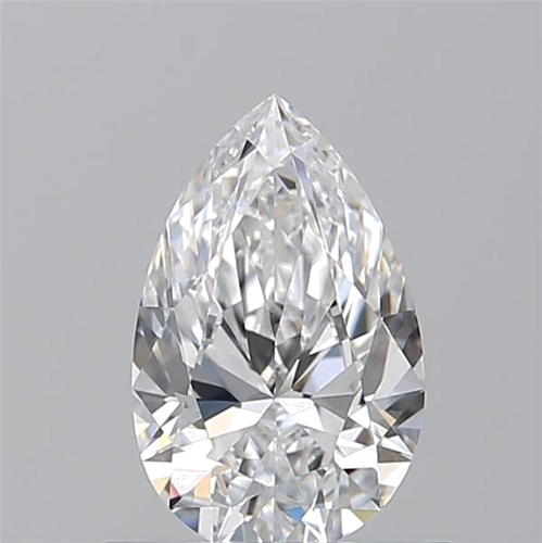 0.7 carat D-VS1 Natūralus Pear Deimantas (1)