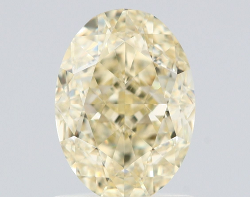 1.34 carat Fancy Light Yellow-VVS1 Natūralus Oval Deimantas (1)