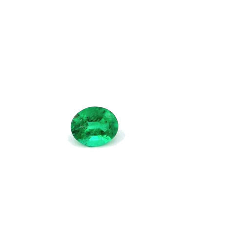 0.58 carat GREEN Oval Smaragdas (1)