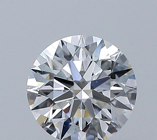 0.5 carat F-SI1 Excellent cut Natūralus Round Deimantas (1)