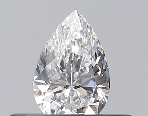 0.23 carat E-VVS1 Natūralus Pear Deimantas (1)