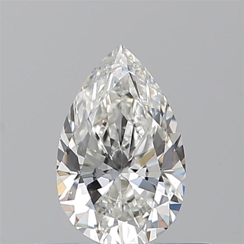 0.5 carat H-VVS1 Natūralus Pear Deimantas (1)