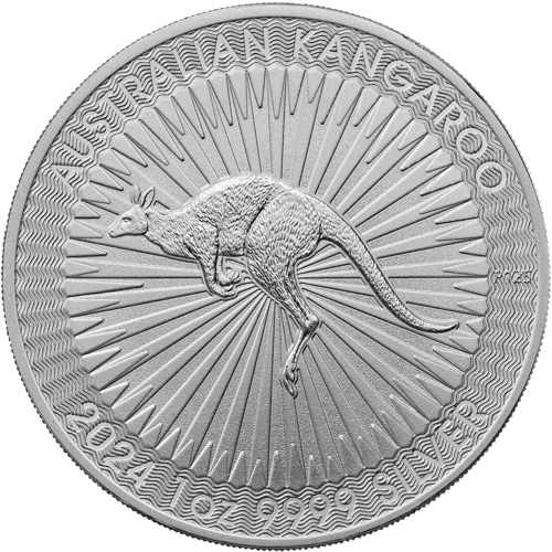 1 oz Kengūra 2024 Australija sidabrinė moneta (1)