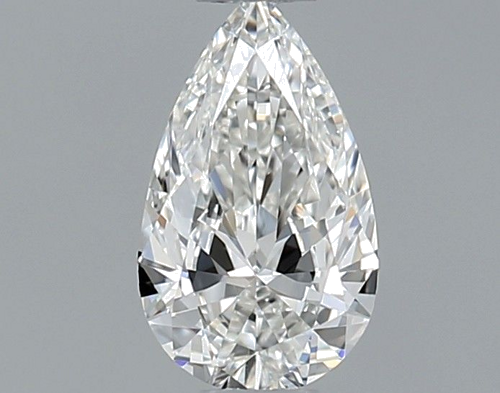 0.4 carat G-VVS2 Natūralus Pear Deimantas (1)