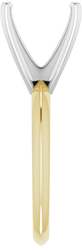 Sužadėtuvių Žiedas „Light Solitaire“ 585 Baltojo Ir Geltonojo Aukso Round 11mm x 11.4mm (4)