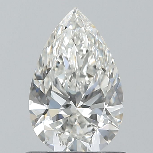 0.7 carat G-IF Natūralus Pear Deimantas (1)