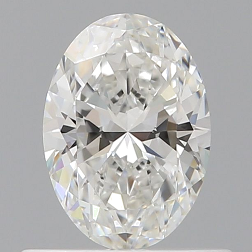 0.51 carat F-VVS2 Natūralus Oval Deimantas (1)