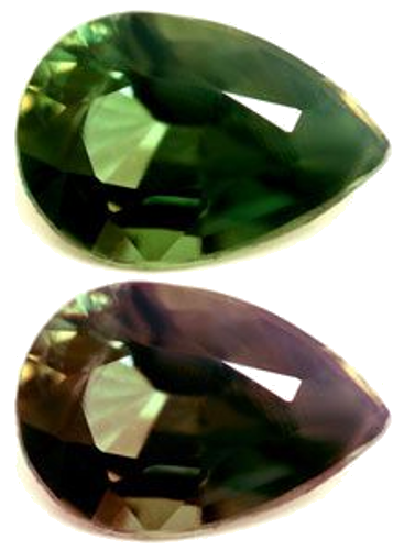 0.32 carat GREEN Pear Alexandrite (1)