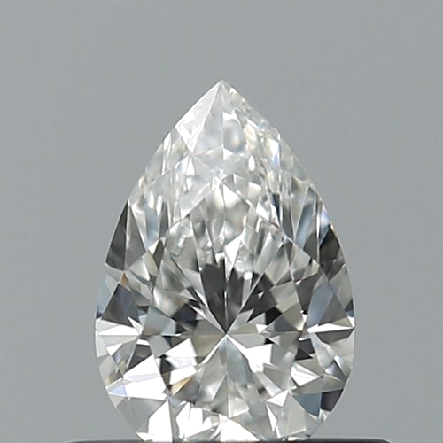 0.4 carat F-IF Natūralus Pear Deimantas (1)
