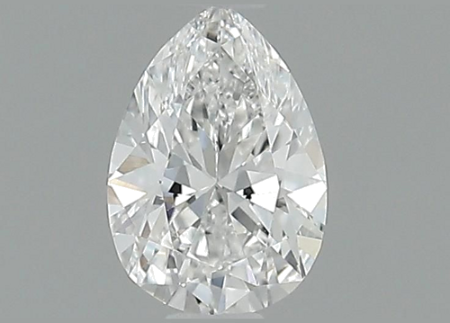 0.58 carat F-VS1 Natūralus Pear Deimantas (1)