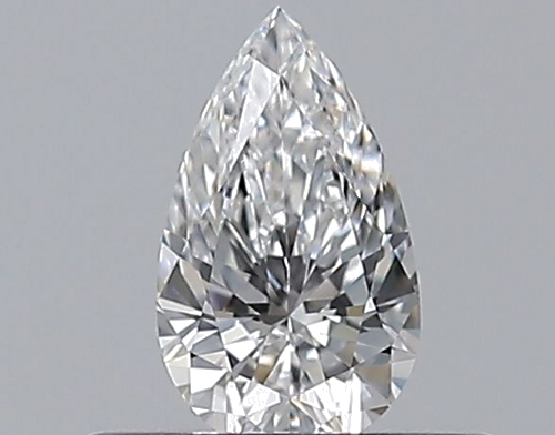 0.3 carat D-VVS1 Natūralus Pear Deimantas (1)