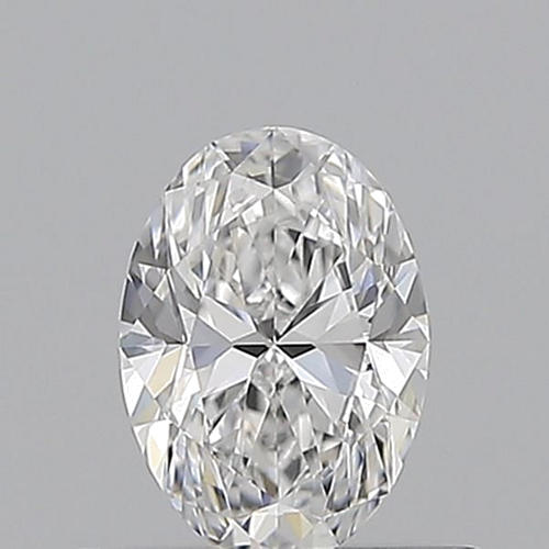 0.53 carat D-VVS2 Natūralus Oval Deimantas (1)