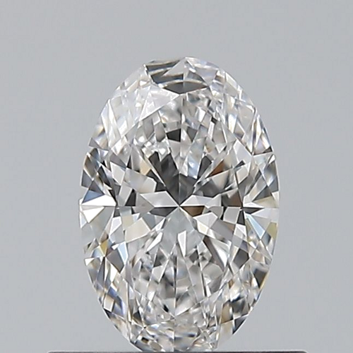 0.5 carat F-VVS1 Natūralus Oval Deimantas (1)