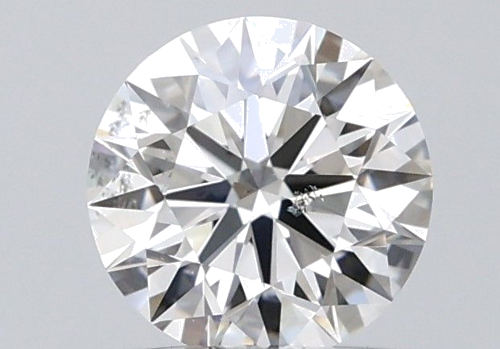 0.63 carat F-SI2 Excellent cut Natūralus Round Deimantas (1)