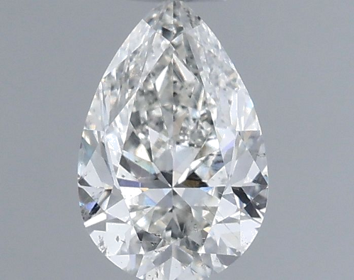 0.5 carat H-SI2 Natūralus Pear Deimantas (1)