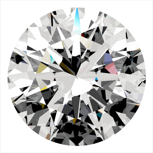 0.31 carat E-VS2 Excellent cut Natūralus Round Deimantas (1)