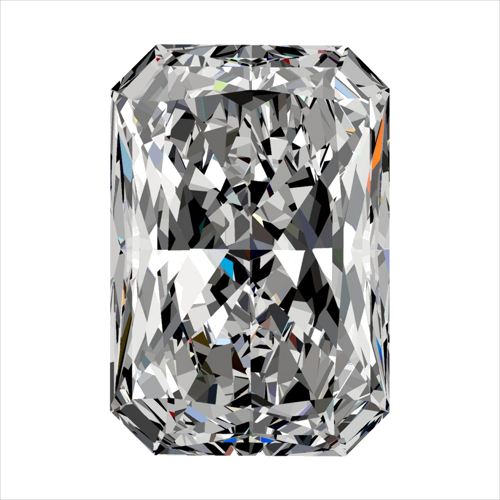 0.42 carat G-VS1 Natūralus Radiant Deimantas (1)