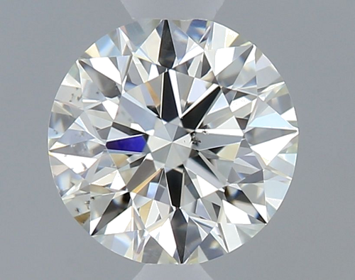 0.51 carat J-SI1 Excellent cut Natūralus Round Deimantas (1)