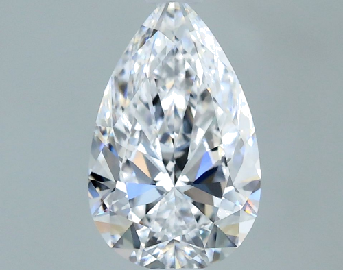 0.7 carat D-IF Natūralus Pear Deimantas (1)