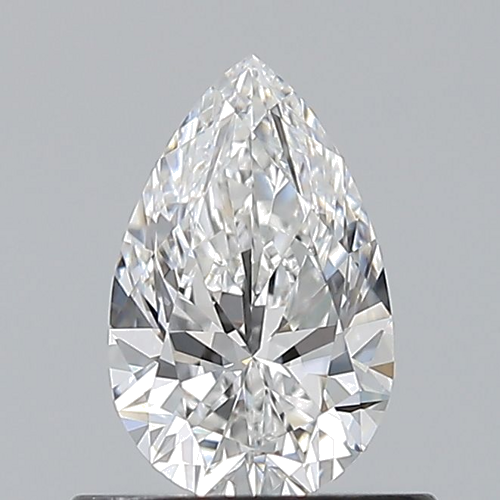 0.6 carat E-VS1 Natūralus Pear Deimantas (1)