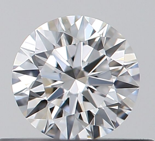 0.33 carat D-VVS1 Excellent cut Natūralus Round Deimantas (1)