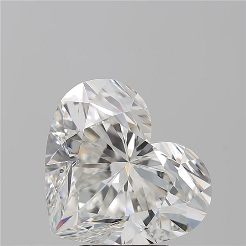 5.03 carat H-SI1 Natūralus Heart Deimantas (1)