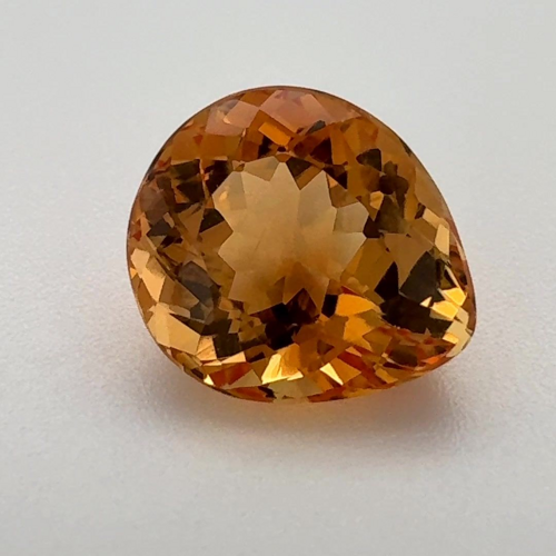 3.43 carat ORANGE Pear Topaz (1)