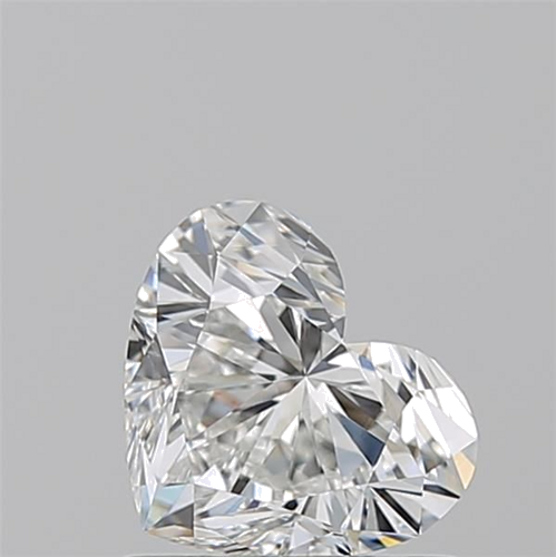 0.91 carat F-VVS2 Natūralus Heart Deimantas (1)
