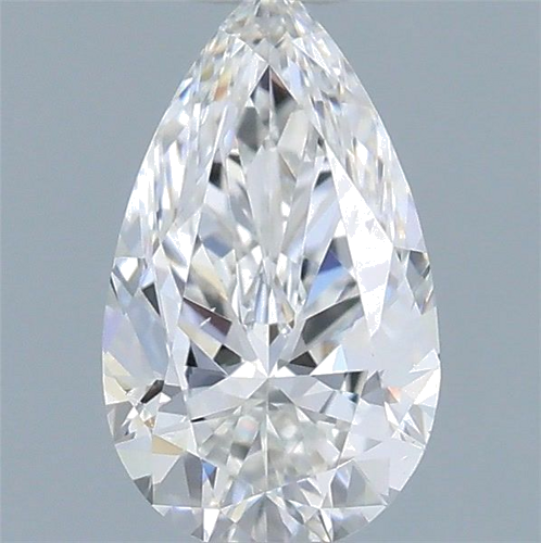 0.38 carat E-VS2 Natūralus Pear Deimantas (1)