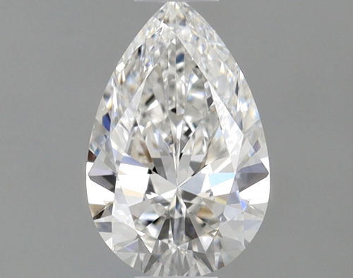 0.44 carat E-VVS2 Natūralus Pear Deimantas (1)