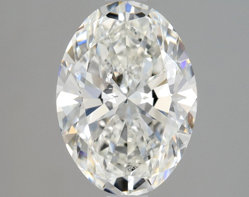 1.8 carat H-SI2 Natūralus Oval Deimantas (1)
