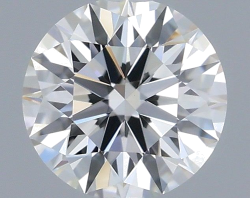 0.43 carat F-VVS2 Excellent cut Natūralus Round Deimantas (1)