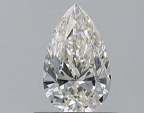 0.53 carat H-SI1 Natūralus Pear Deimantas (1)