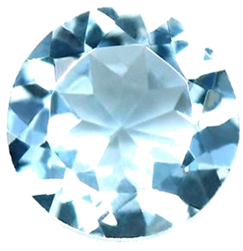 0.56 carat BLUE Round Aquamarine (1)