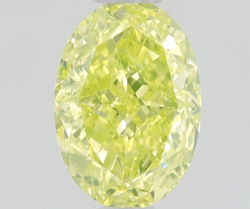 0.29 carat Fancy Intense Greenish Yellow-VS1 Natūralus Oval Deimantas (1)