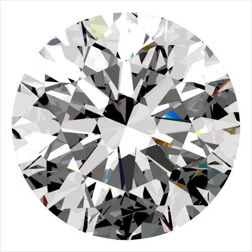 0.41 carat H-VS2 Excellent cut Natūralus Round Deimantas (1)