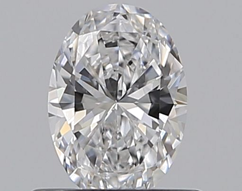 0.5 carat D-VVS2 Natūralus Oval Deimantas (1)