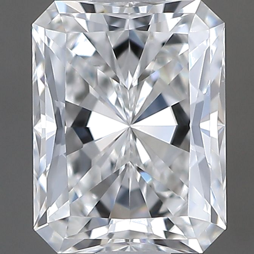 0.6 carat F-VVS2 Natūralus Radiant Deimantas (1)