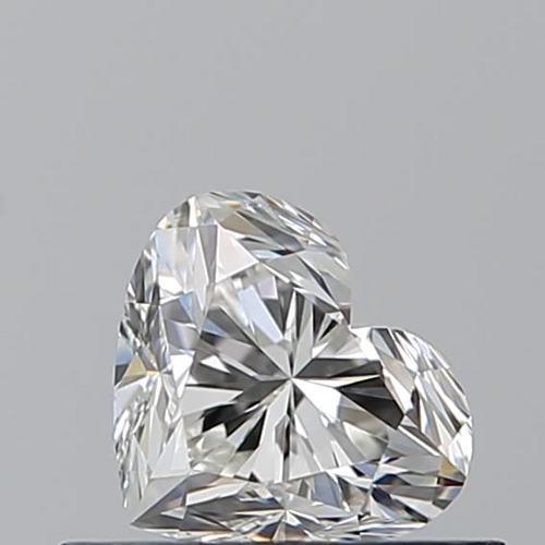 0.5 carat H-VVS2 Natūralus Heart Deimantas (1)