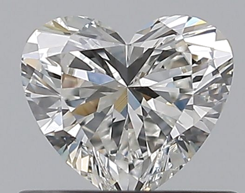 0.5 carat G-VVS2 Natūralus Heart Deimantas (1)