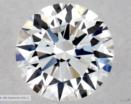 0.31 carat D-VS1 Excellent cut Natūralus Round Deimantas (1)