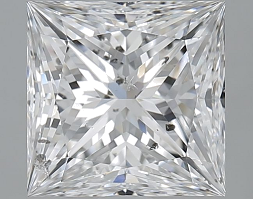 2.52 carat E-SI2 Natūralus Princess Deimantas (1)
