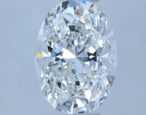 0.5 carat E-VS1 Natūralus Oval Deimantas (1)