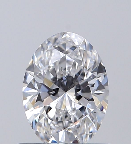 0.55 carat D-VVS2 Natūralus Oval Deimantas (1)