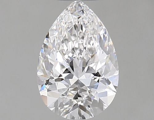 0.53 carat E-VS2 Natūralus Pear Deimantas (1)