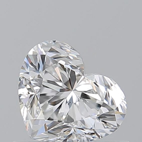 0.7 carat F-VS2 Natūralus Heart Deimantas (1)